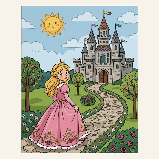 Princess Castle | Paint by Numbers KIDS
