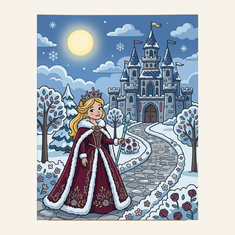 Ice Princess | Paint by Numbers KIDS