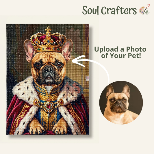 Custom Royal Dog Diamond Painting Kit