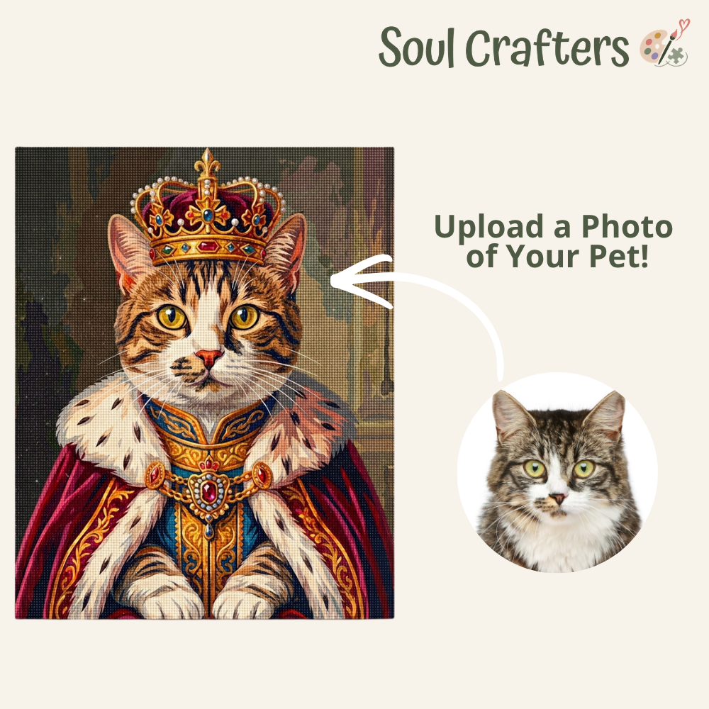 Custom Royal Dog Diamond Painting Kit
