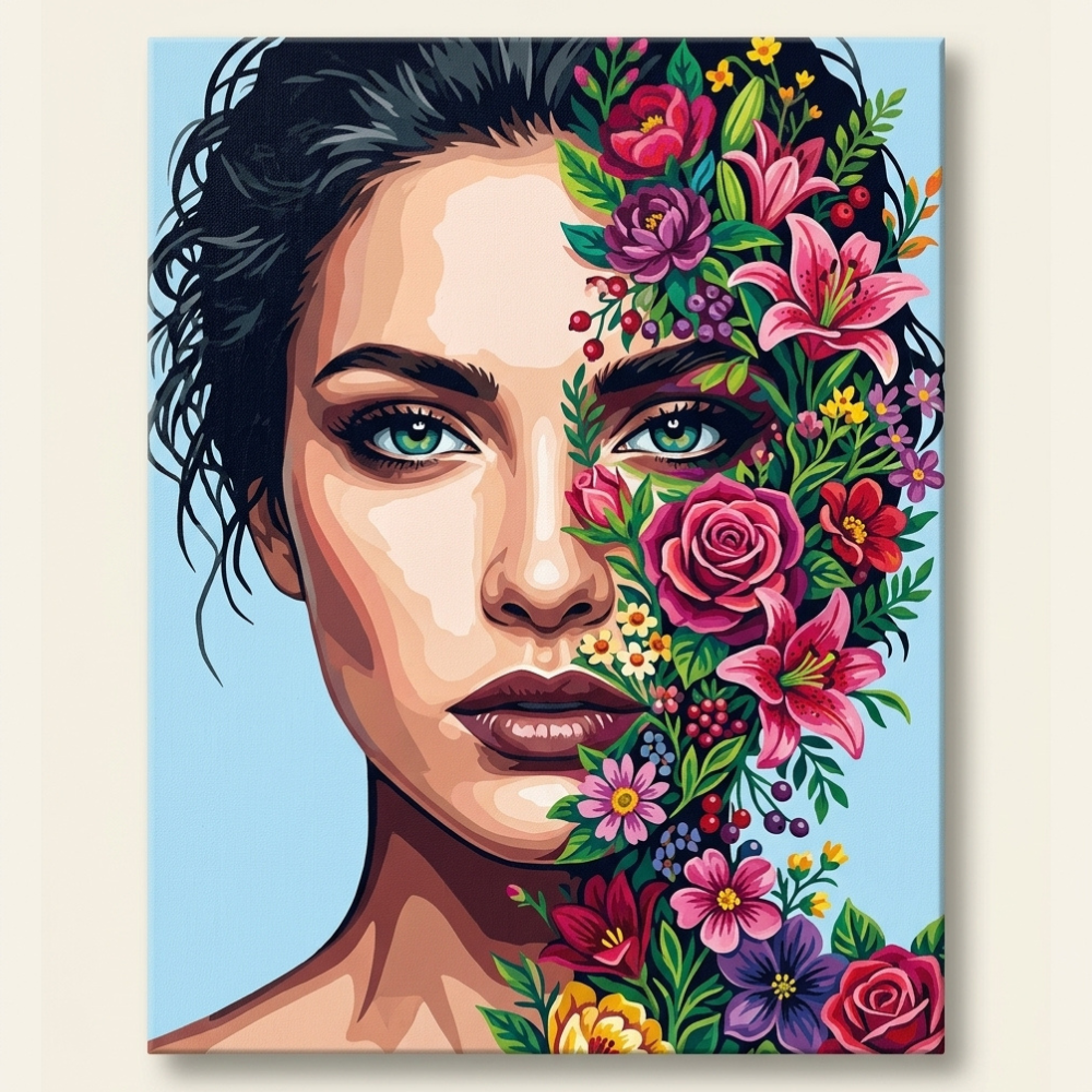 Flower Women | Paint by Numbers