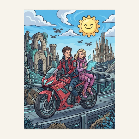 Motor Drones | Paint by Numbers KIDS