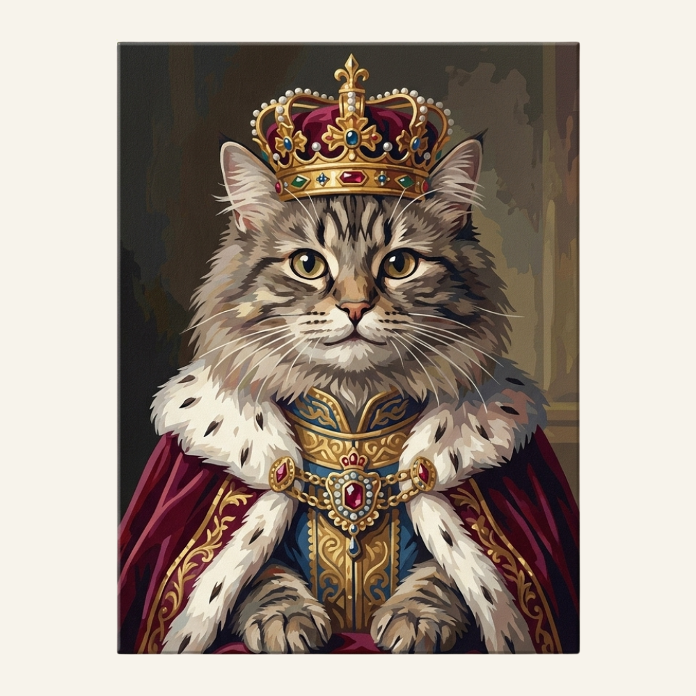 King Cat | Paint by Numbers