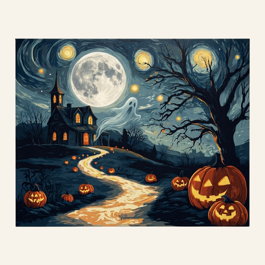 Halloween Castle | Paint by Numbers