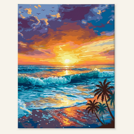 Sunset | Paint by Numbers